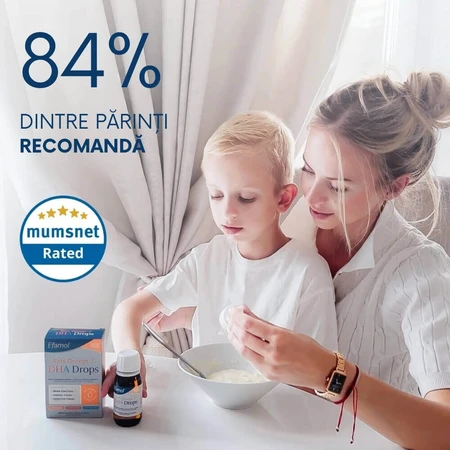 Gotas con Omega 3 DHA para niños, 2x60 ml, Efamol