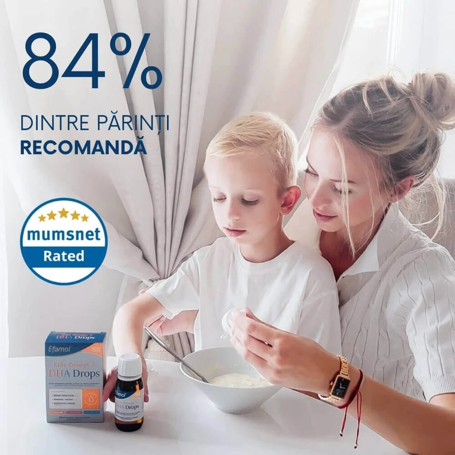 Gotas con Omega 3 DHA para niños, 2x60 ml, Efamol