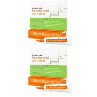 Strataderm 2x20 g Scar Therapy Gel Silicon pentru Cicatrici, Arsuri & Alergii