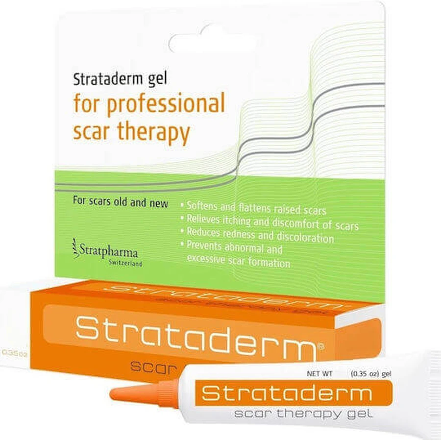 Strataderm 2x20gr Scar Therapy Gel de silicone pour les cicatrices, les brûlures et les allergies