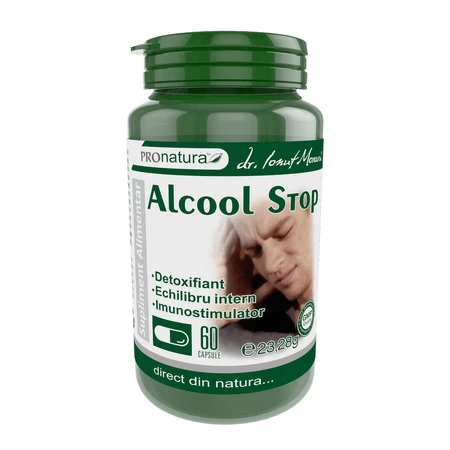 Alcohol Stop, 2x60 capsules, Pro Natura