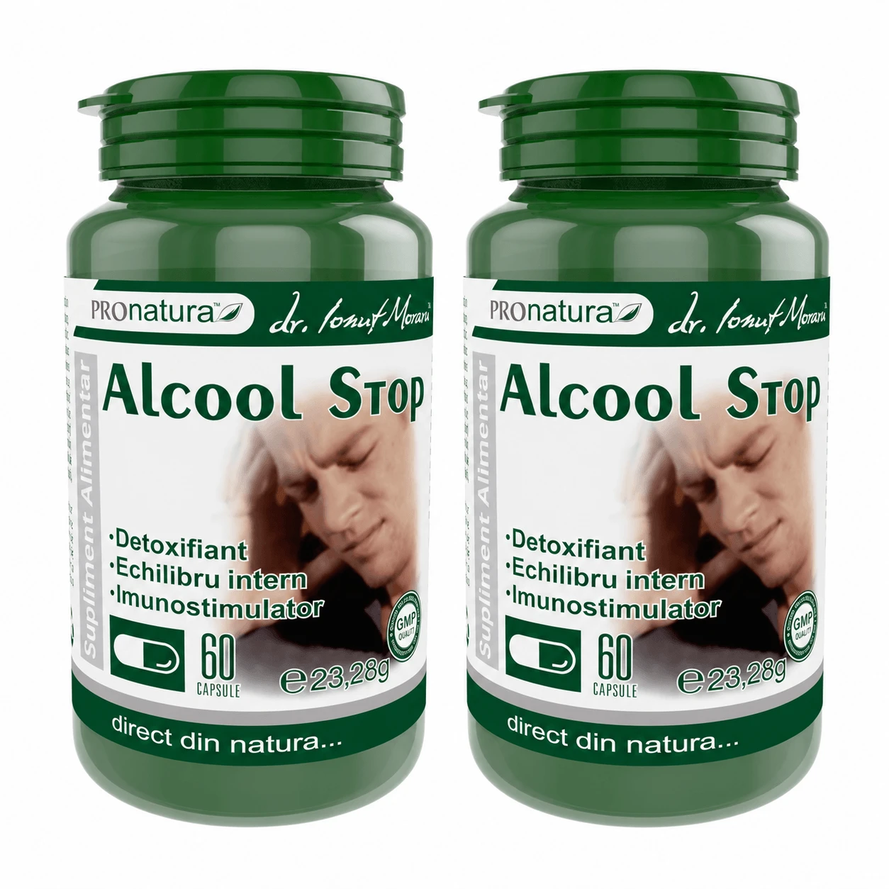 Alcohol Stop, 2x60 capsules, Pro Natura