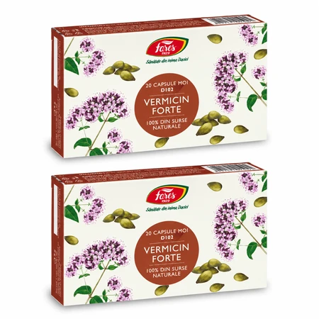 Vermicin Forte, 2x20 gélules, Fares