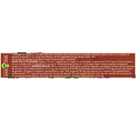 Vermicin Forte, 2x20 gélules, Fares