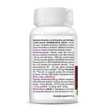 LiverHelp Forte 700 mg, 2x30 capsules, Zenyth
