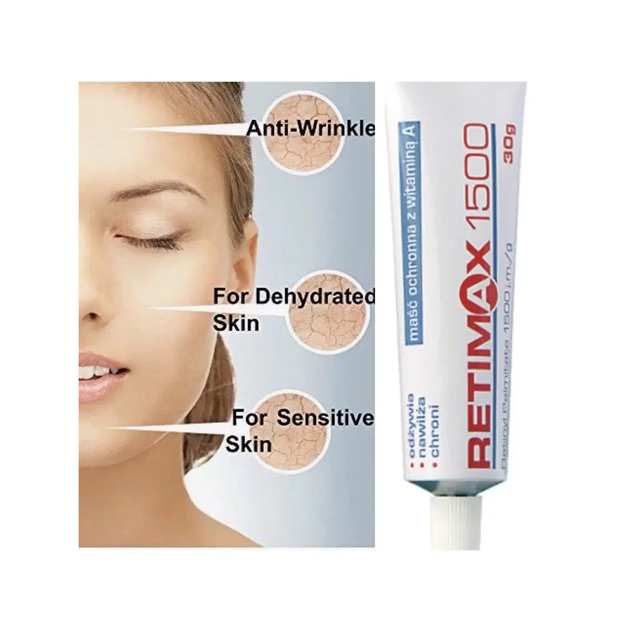 Retimax 1500 beschermende zalf met vitamine A, 4 x 30 g, Farmina