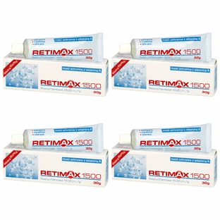 Retimax 1500 beschermende zalf met vitamine A, 4 x 30 g, Farmina
