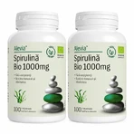 Spirulină Bio 1000 mg, 2x100 tablets, Alevia