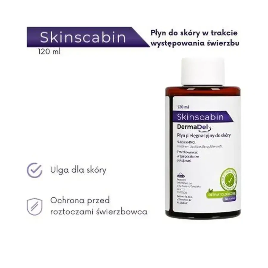 SkinScabin, loțiune pentru îngrijirea pielii, 2x250 ml