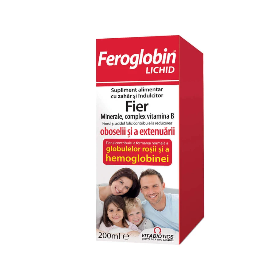 Feroglobine B12 sirop, 2x200 ml, Vitabiotics
