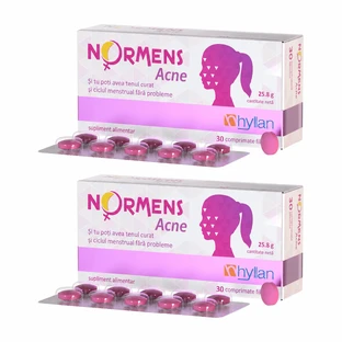 Normens Acne, 2x30 comprimés, Hyllan