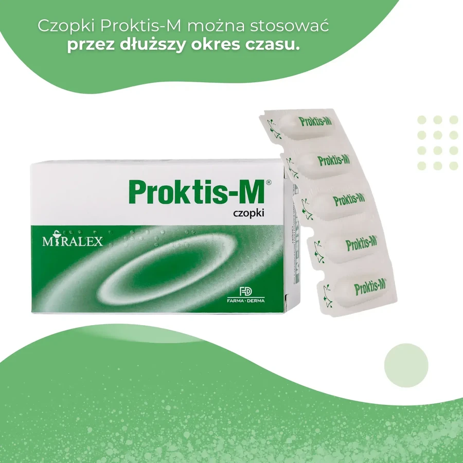 Proktis-M, rectal suppositories, 2 x 10 pieces