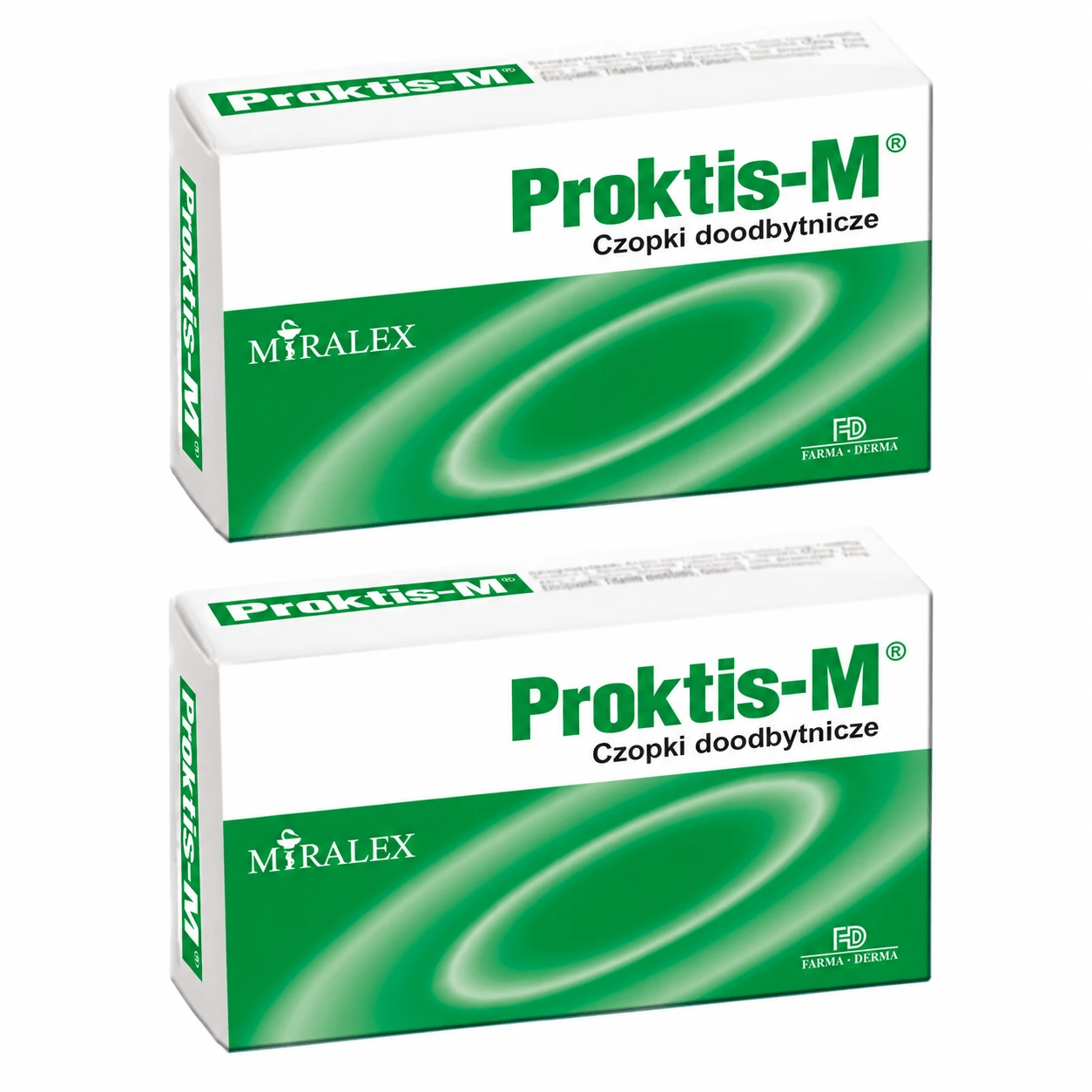 Proktis-M, rectal suppositories, 2 x 10 pieces