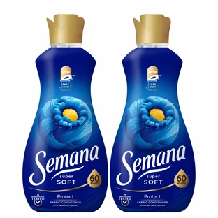 Soft Protect Weichspüler, 2 x 1,2 l, Semana