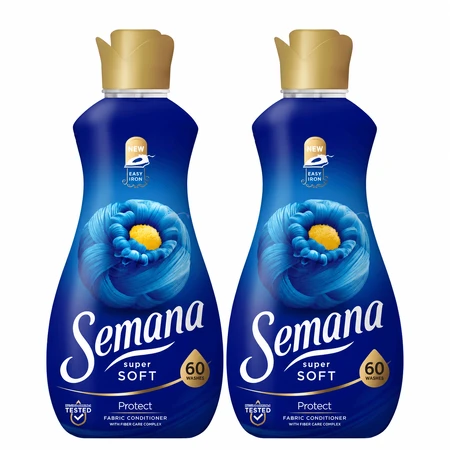 Soft Protect Weichspüler, 2 x 1,2 l, Semana