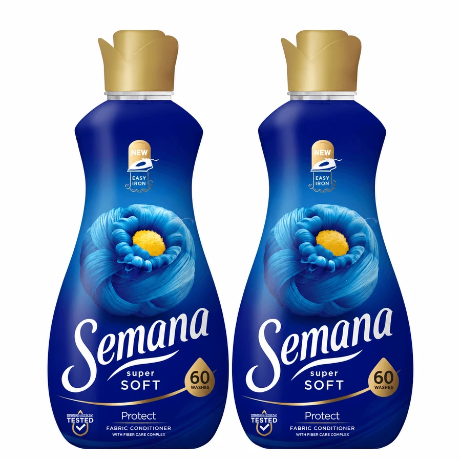 Soft Protect Weichspüler, 2 x 1,2 l, Semana