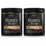 Beauty Help Ultra-Complex 9-in-1 Collagen Formula with Strawberry Flavour, 2x300 g, Zenyth