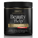 Beauty Help Ultra-Complex 9-in-1 Collagen Formula with Strawberry Flavour, 2x300 g, Zenyth