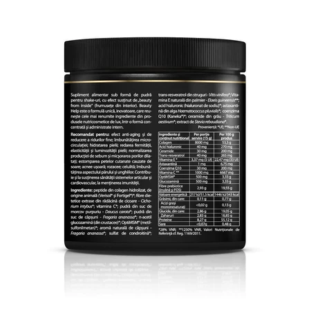 Beauty Help Ultra-Complex 9-in-1 Collagen Formula with Strawberry Flavour, 2x300 g, Zenyth