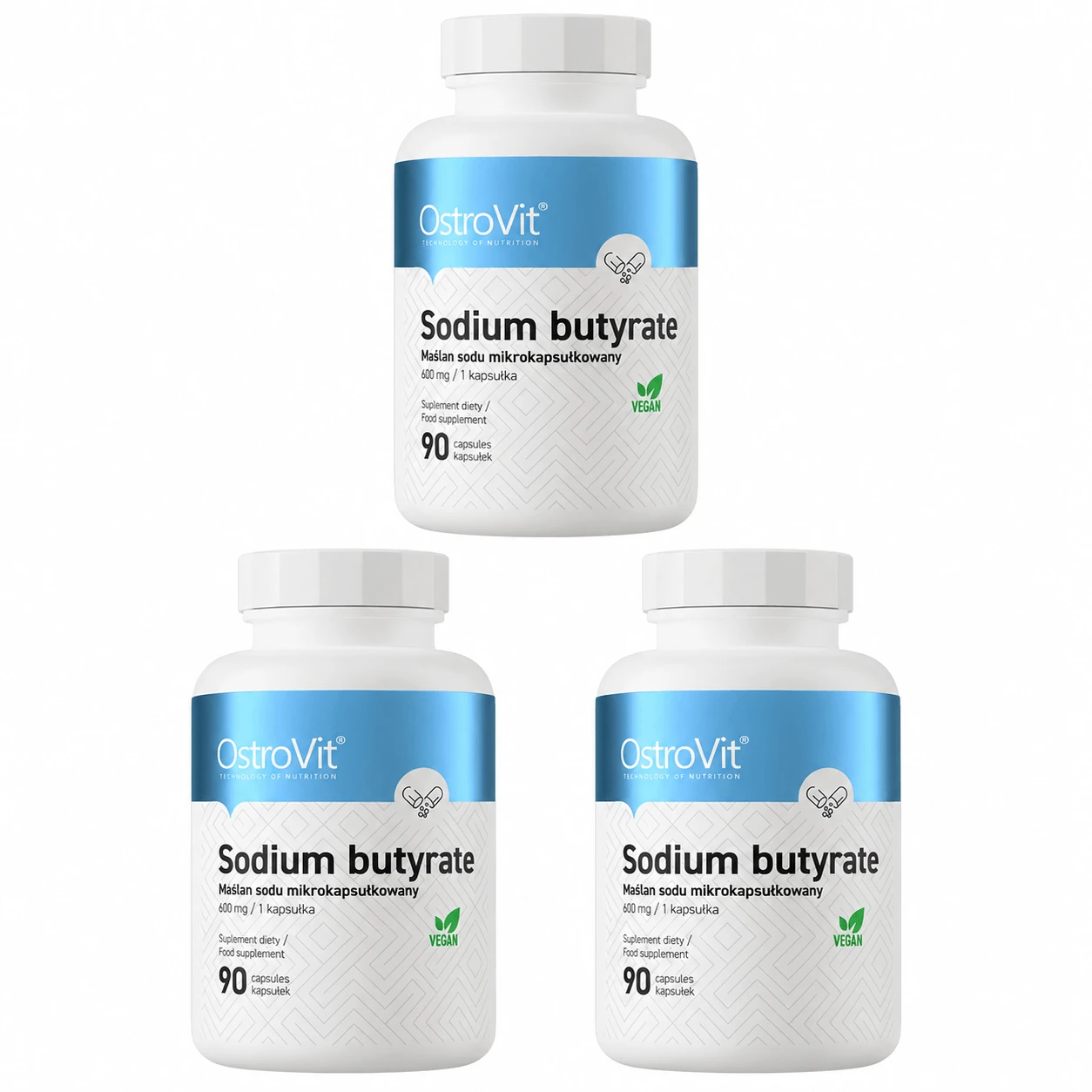 OstroVit sodium butyrate, 3x90 capsules