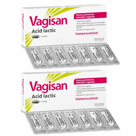 Vagisan Milchsäure-Vaginalzäpfchen, 2 × 7 Stück, Vagisan
