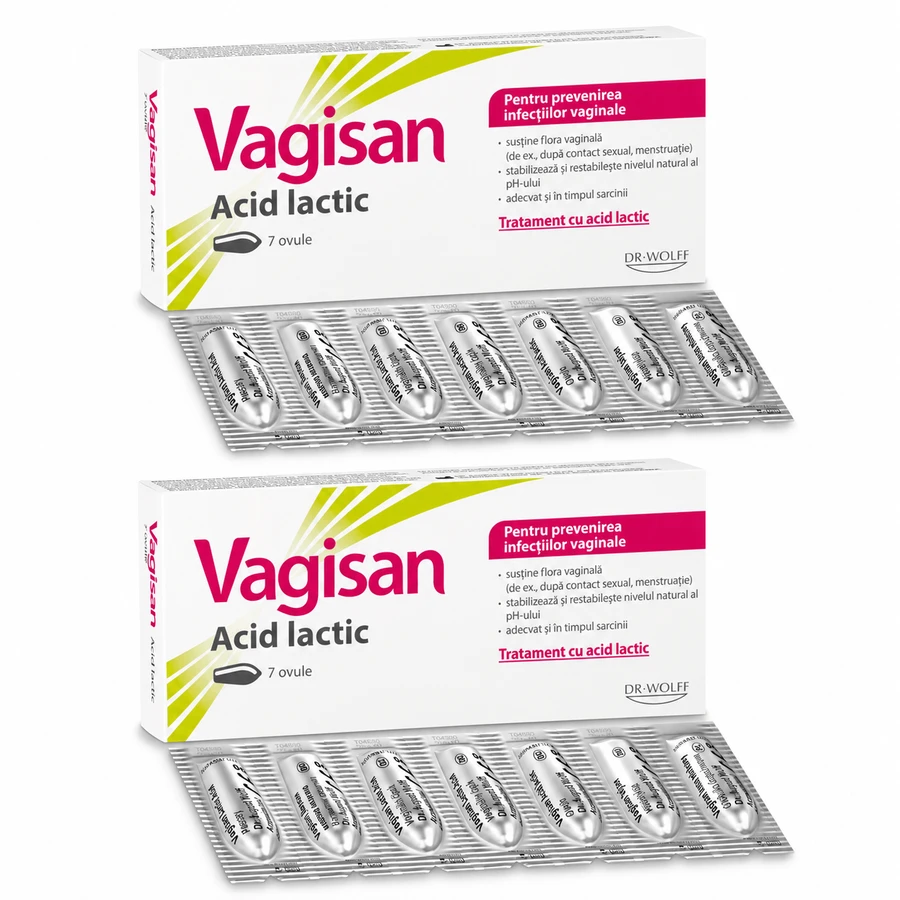 Vagisan Milchsäure-Vaginalzäpfchen, 2 × 7 Stück, Vagisan