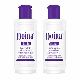 Latte nutriente vitaminizantte Doina Clasic, 2x200 ml, Farmec