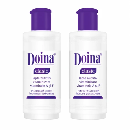 Lapte nutritiv vitaminizant Doina Clasic, 2x200 ml, Farmec