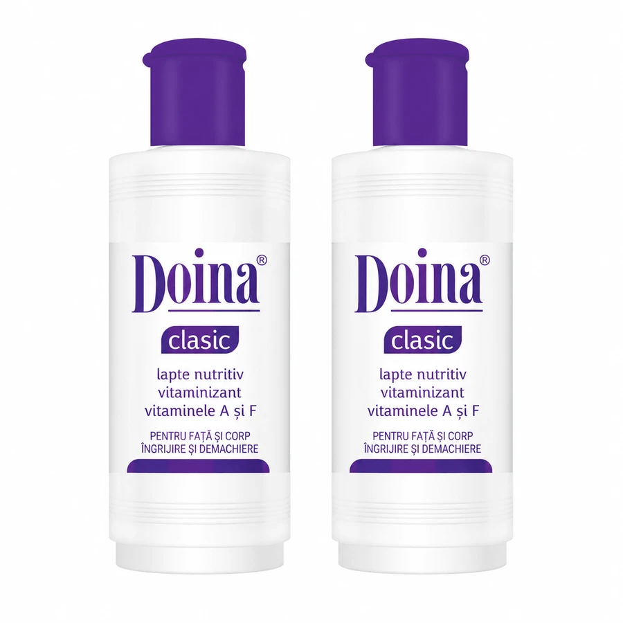 Lapte nutritiv vitaminizant Doina Clasic, 2x200 ml, Farmec