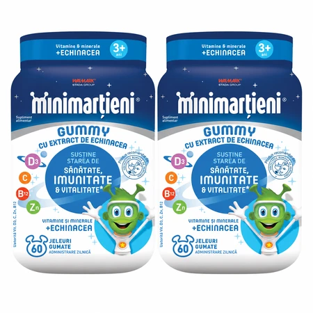Minimartini Jellies with Echinacea Gummy, 2x60 jellies, Walmark