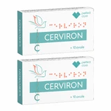 Cerviron, 2x10 vaginal suppositories, Perfect Care