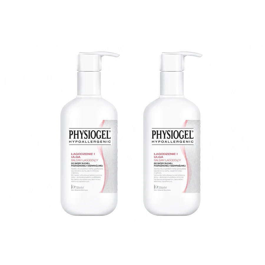 Physiogel, 2x400 ml Soothing and Relieving Lotion, dry, irritated and hypersensitive skin