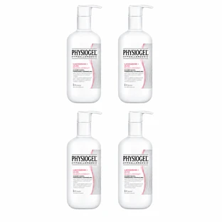Physiogel 4x400 ml Lozione Lenitiva e Calmante, per pelle secca, irritata e ipersensibile