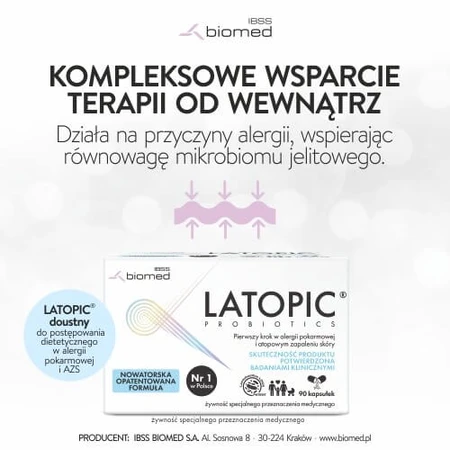 Latopic Probiotice, 90 capsule, Biomed