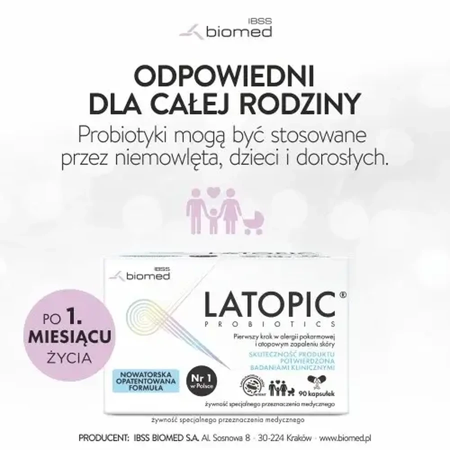 Latopic Probiotice, 90 capsule, Biomed