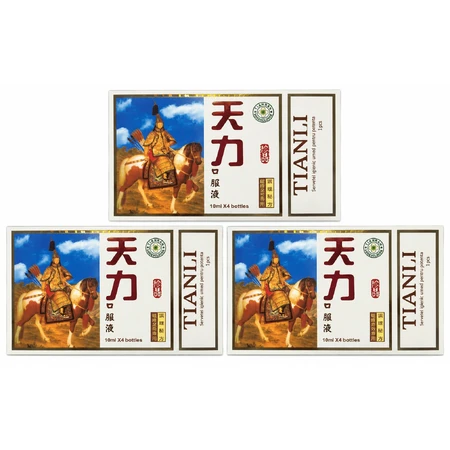 Tianli Natural Potent Ultra Power, 12 ampollas, China