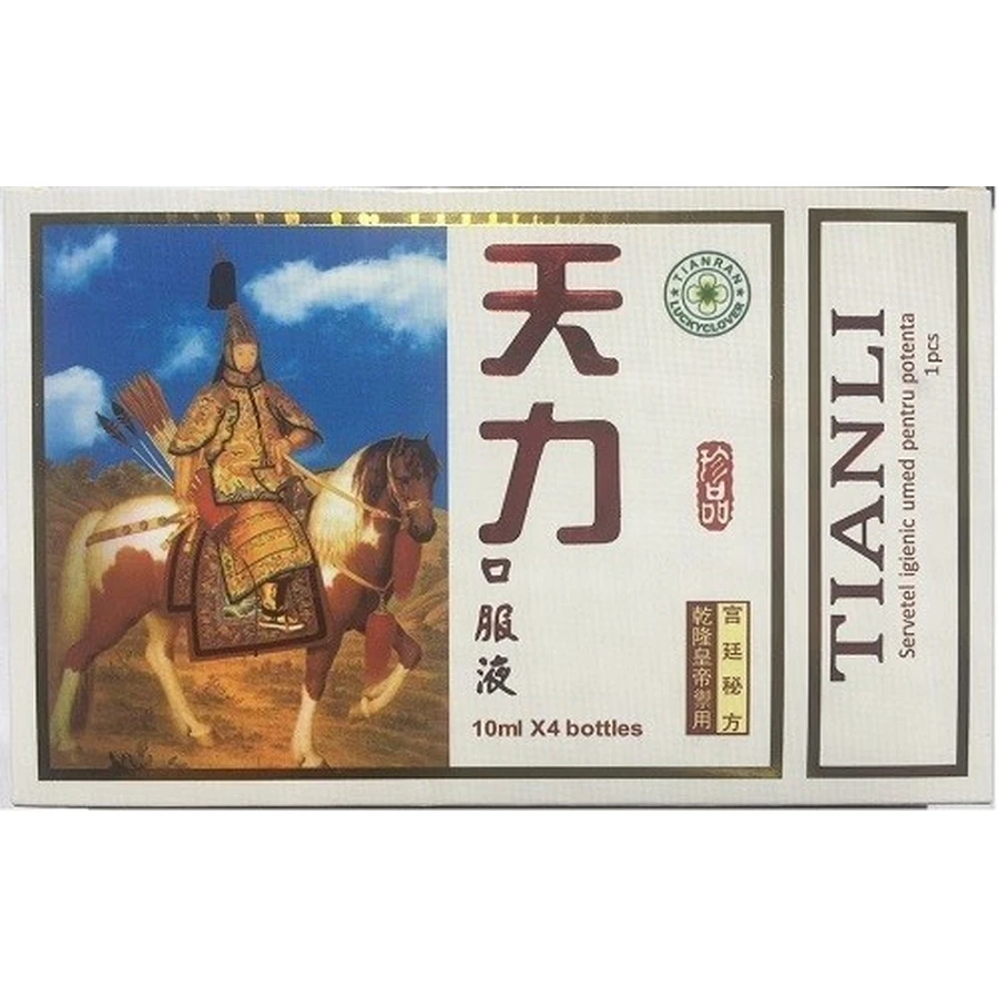 Tianli Natural Potent Ultra Power, 12 ampollas, China