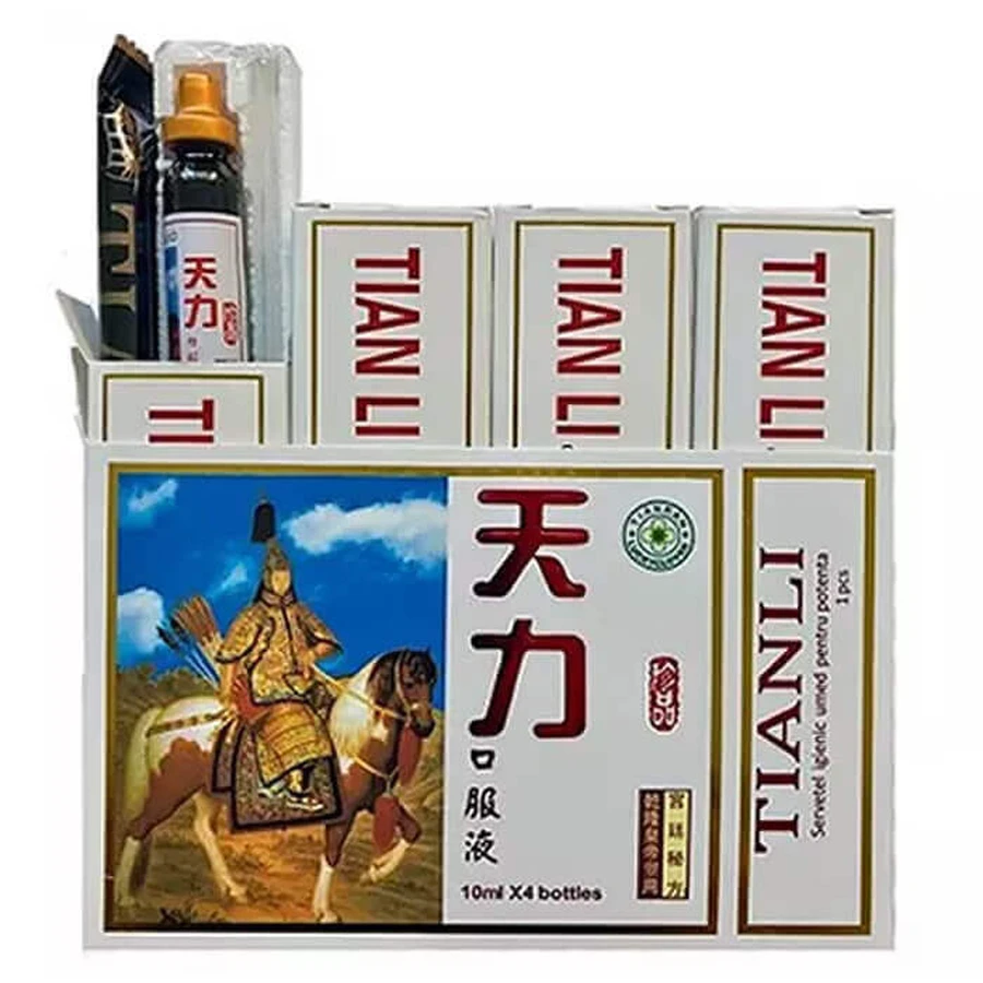 Tianli Natural Potent Ultra Power, 12 ampollas, China