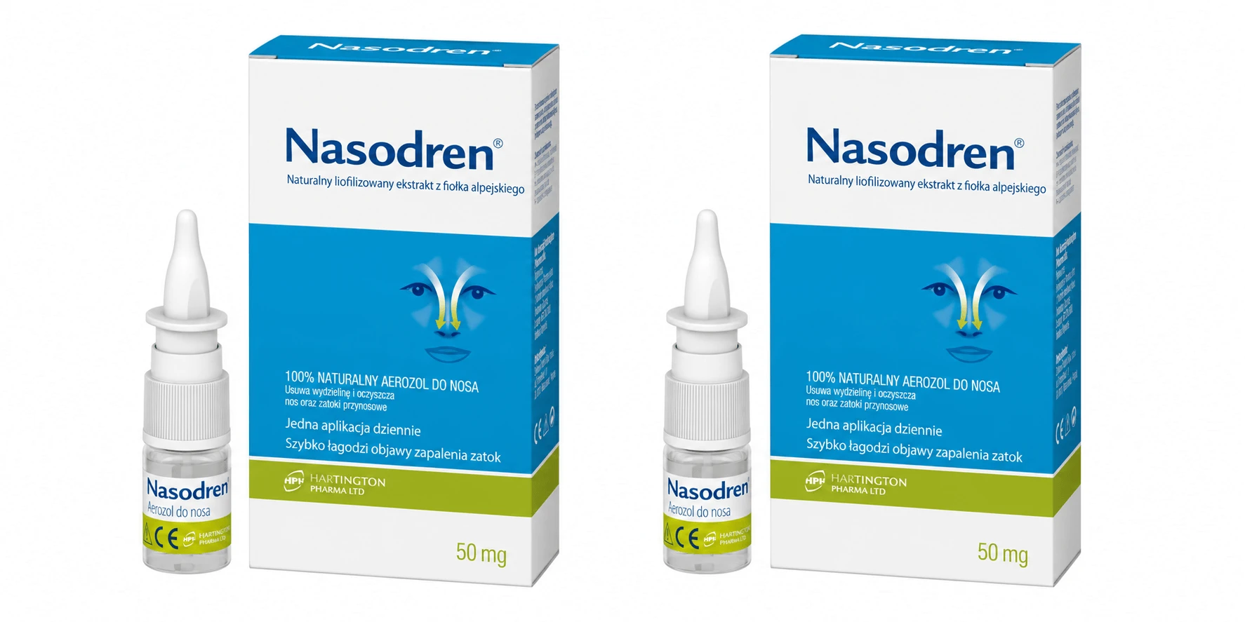 Nasodren, nasal spray, 2x5 mi