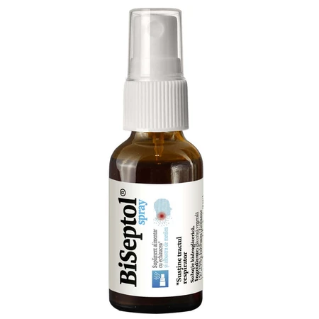 BiSeptol: spray de equinácea y azul de metileno, 2 x 20 ml, Dacia Plant