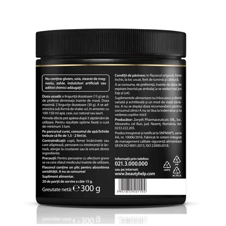 Beauty Help Ultra-Complex 9-in-1 Collagen Formula Schokoladengeschmack, 2x300 g, Zenyth