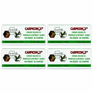 Supozitoare Carpicon S, blister 4x10 bucăți x 1 g, Elzin Plant