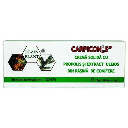 Zetpillen Carpicon S, 4x10 stuks x 1 g, Elzin Plant