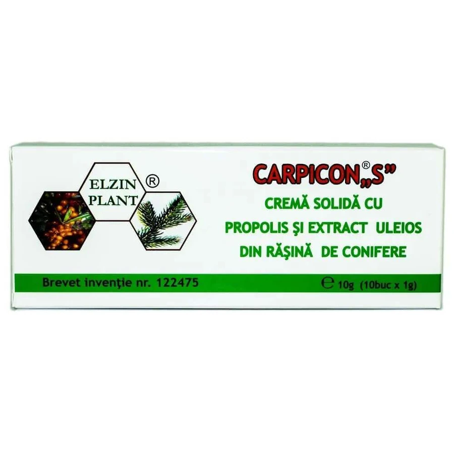 Zetpillen Carpicon S, 4x10 stuks x 1 g, Elzin Plant