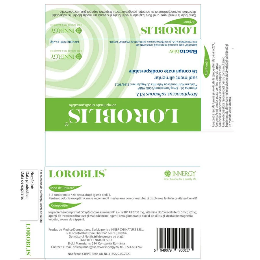 Loroblis, 2x16 tablets, Innergy