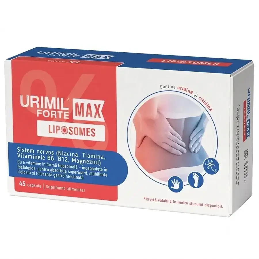 Urimil Forte Max Liposomes, 2x45 gélules, Naturpharma