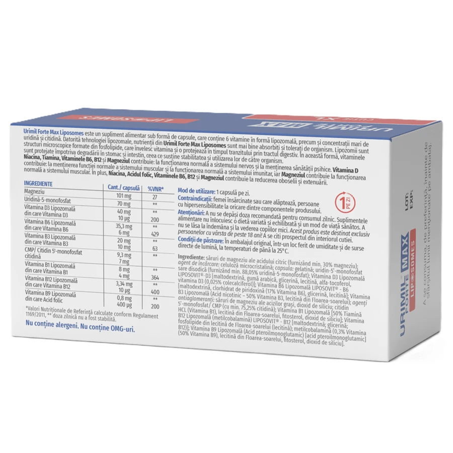 Urimil Forte Max Liposomes, 2x45 gélules, Naturpharma