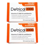 Detrical Vitamina D 2000UI, 2x120 comprimate filmate, Zdrovit