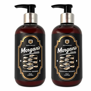 Crema pentru bucle Men's Curls Cream Professional Grooming, 2x250 ml, Morgan's
