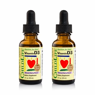 Vitamin D3 Kinder Tropfen 500 IU Childlife Essentials, 2x30 ml, Secom